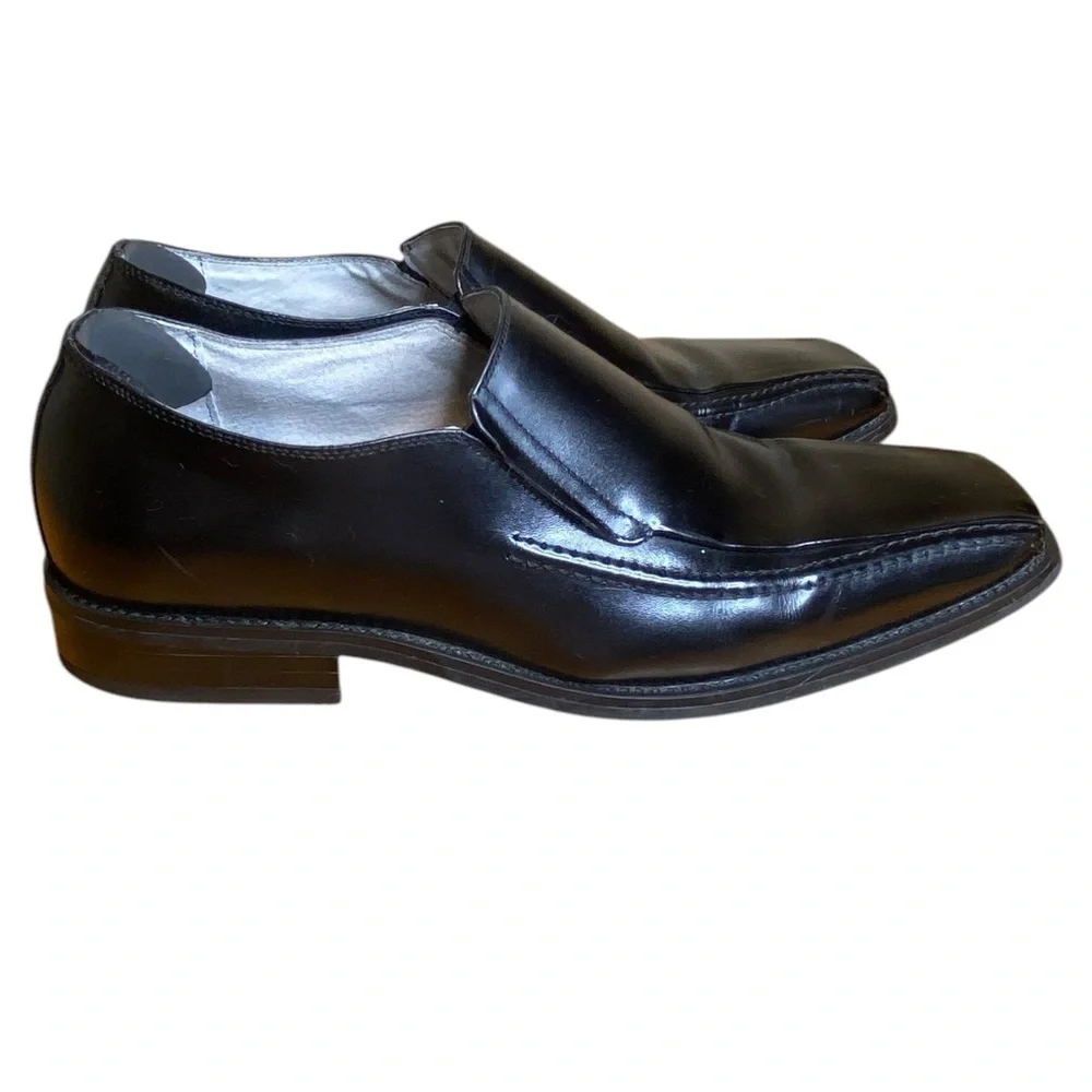 Stacy Adams Hillman Black Toe Loafer Dress Shoes Men’s Size 10M 24199-01